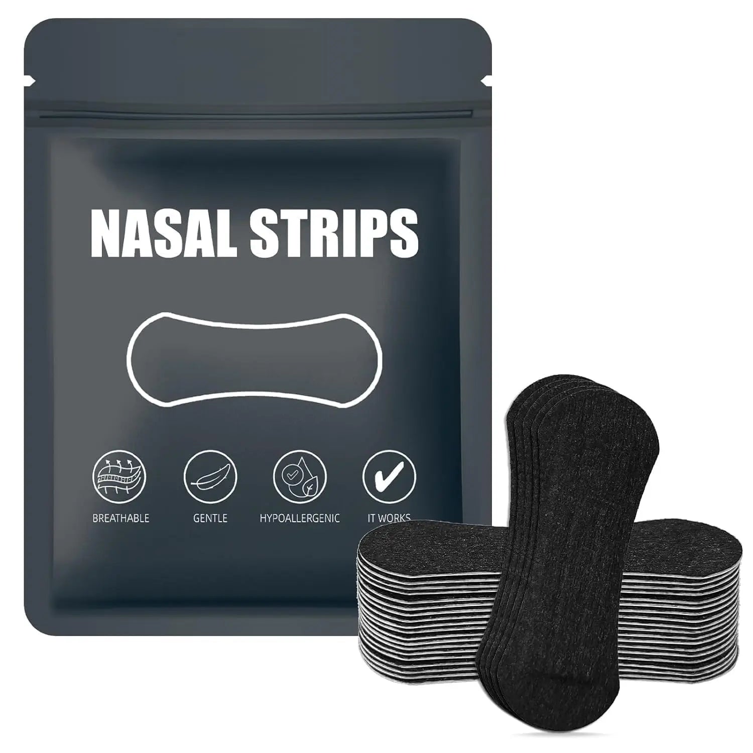 Calm-breath nasal strips